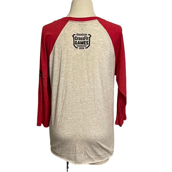 Reebok 2018 Crossfit Games TShirt Women’s Red and Gray Size Medium - Picture 2 of 5